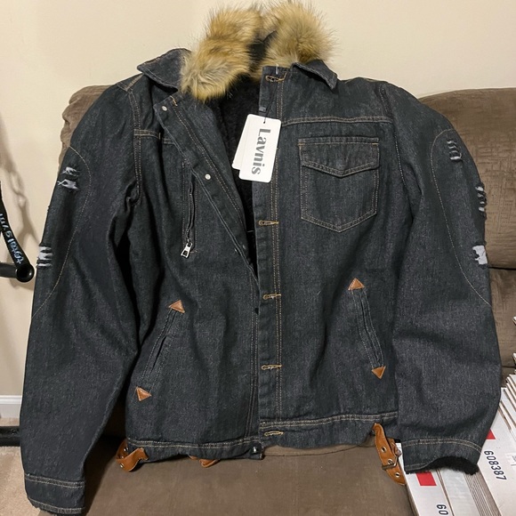 NWT Men’s XXL jean coat - Picture 2 of 6